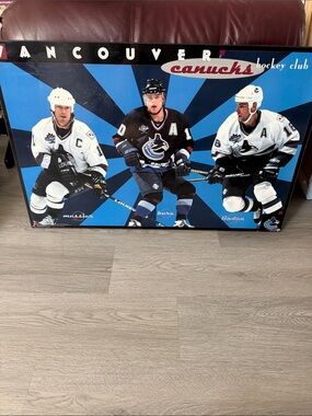 Blue Hockey Art Print - Team Graphic Poster